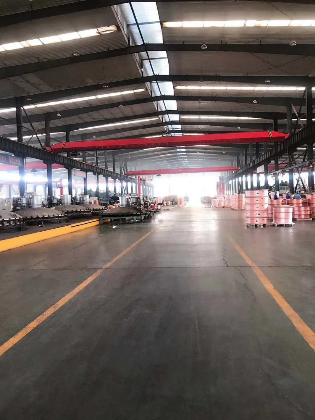 銅管生產(chǎn)現場(chǎng)-盤(pán)管退火、包裝區